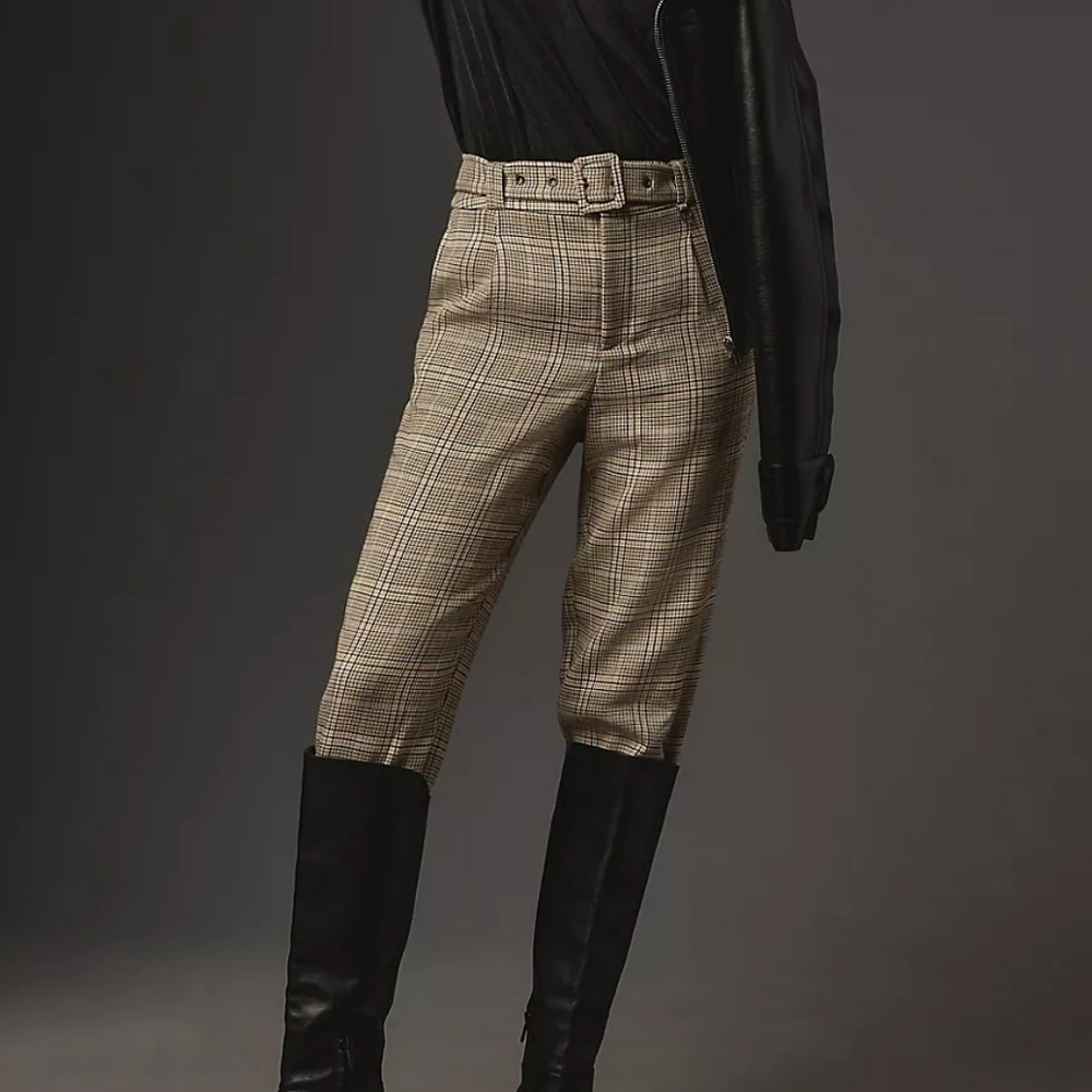 NWT Anthropologie Maeve Boot Tuck Knit Trousers